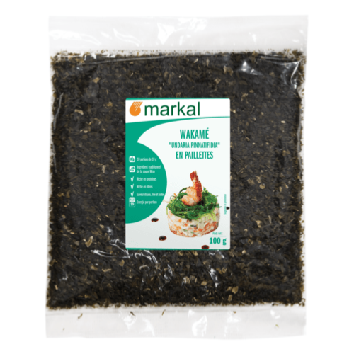 Algues séchées wakame en paillettes, Markal, 100g*