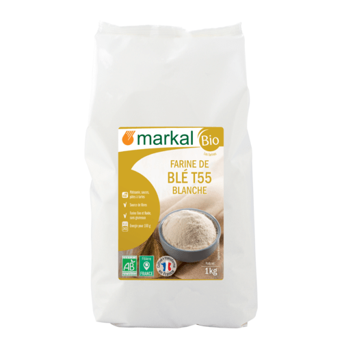 Farine de blé T55, Markal, 1kg*