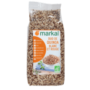 Duo de quinoa rouge et blanc, Markal, 500g