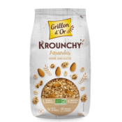 Krounchy amande avoine sans gluten, Grillon d'Or, 500g*