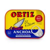Anchois à l'huile d'olive, Ortiz, 78g*