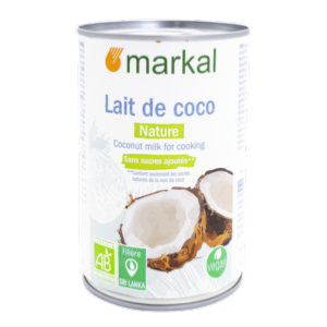 Lait de coco liquide, Markal, 400ml
