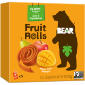 Fruit Rolls Mango, Bear, 5x20g