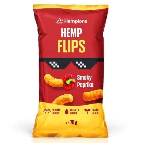 Flips au chanvre paprika fumé Bio, Hempions, 70g*