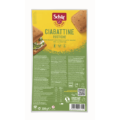 Ciabatta rustica sans gluten, Schär, 4x50g