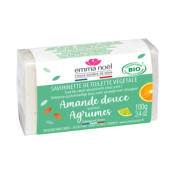 Savonnette à l'Huile Amande Douce Bio, Emma Noël, 100g*