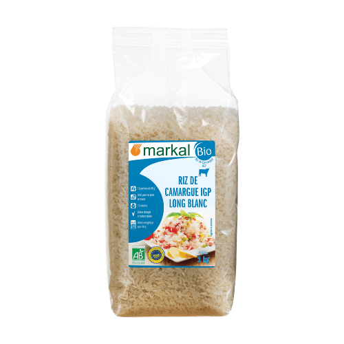 Riz long blanc de Camargue, Markal, 1kg*