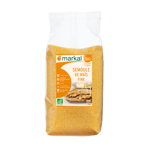 Semoule de de maïs fine, Markal, 1kg*