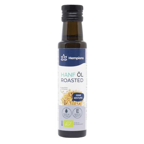 Huile de chanvre grillée Bio, Hempions, 100 ml*