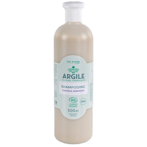 Shampooing pour cheveux normaux à l'argile et lavande, Ciel d'Azur, 500ml*