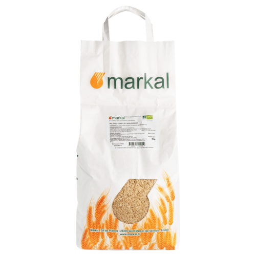 Riz jasmin demi-complet, Markal, 5kg*