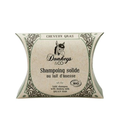 Shampoing solide pour cheveux gras, Donkeys & Co, 75g*