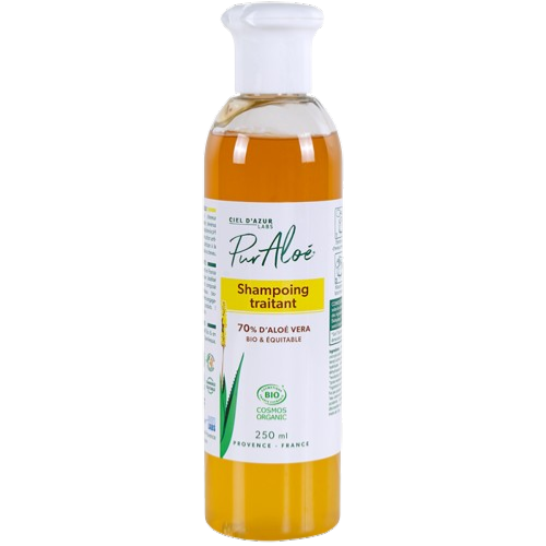 Shampooing traitant à l'aloe vera (70%) équitable, Pur'Aloé, 250ml*