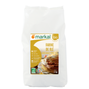 Farine de blé T150 intégrale, Markal, 1kg*