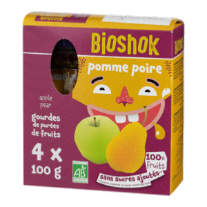 Gourde pomme poire, Bioshok, 4x100g
