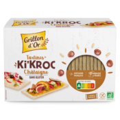 Tartine Ki'kroc châtaigne sans gluten, Grillon d'Or, 150g*