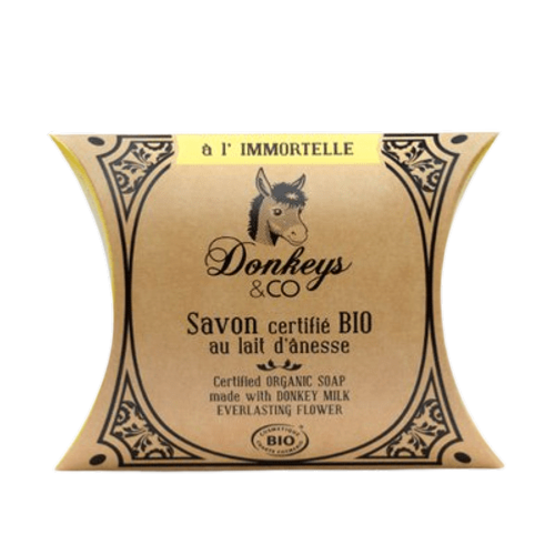 Savon au lait d'ânesse à l'immortelle, Donkeys&Co, 100g