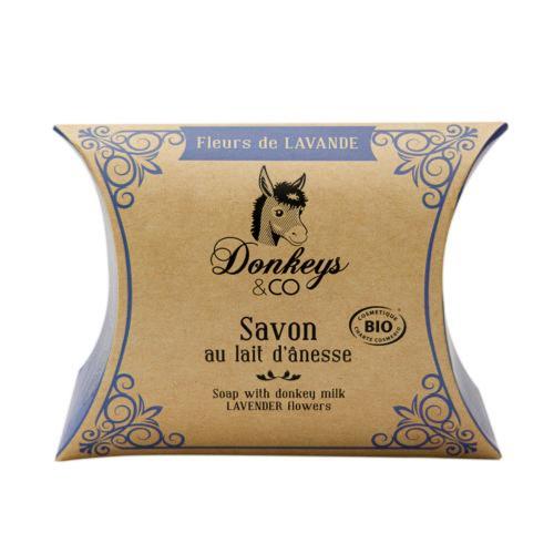 Savon au lait d'ânesse à la fleur de lavande et à l'épeautre, Donkeys & Co, 100g*
