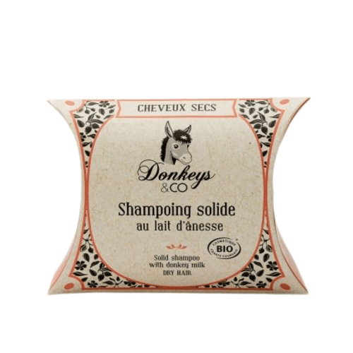 Shampoing solide pour cheveux secs, Donkeys & Co, 75g*