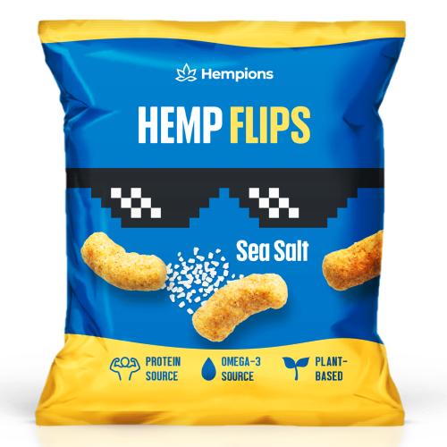 Flips au chanvre sel de mer Bio, Hempions, 30g*