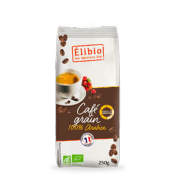 Café 100% arabica en grains, Elibio, 250g