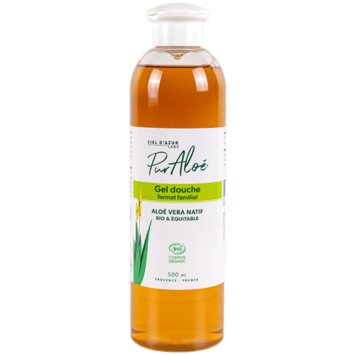 Gel douche familial 20%, Pur'Aloé, 500ml*