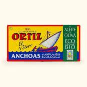 Anchois à l'huile d'olive vierge extra BIO, Ortiz, 47.5g*