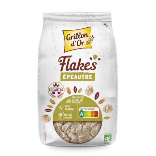Flakes d'épeautre, Grillon d'Or, 250g*