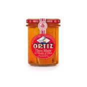 Thon Blanc Germon à l'huile d'olive au Piment d'Espelette - bocal verre, Ortiz, 220g*