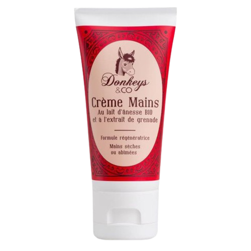 Crème mains au lait d'ânesse et à l'extrait de grenade, Donkeys & Co, 50ml*