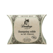 Shampoing solide pour cheveux gras, Donkeys & Co, 75g*