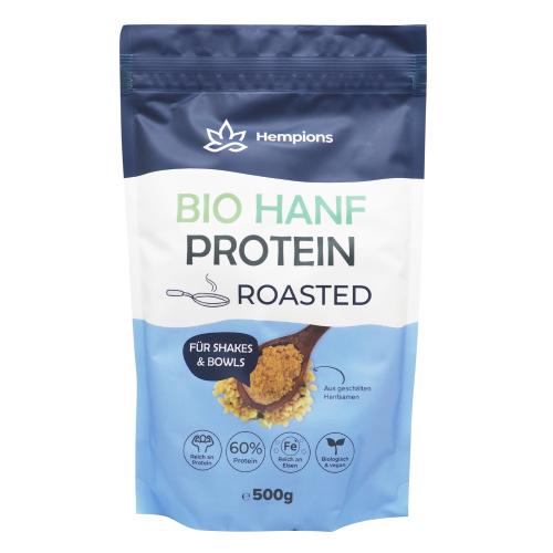 Protéine de chanvre grillée Bio, Hempions, 500g*