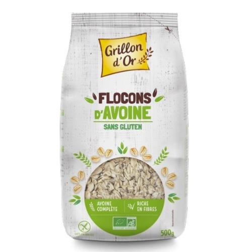 Flocons d'avoine sans gluten, Grillon d'Or, 500g*