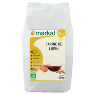 Farine de lupin naturelle sans gluten, Markal, 500g