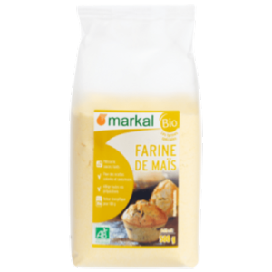Farine de maïs naturellement sans gluten, Markal, 500g