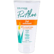 Gel exfoliant visage et corps à l'aloe vera (81%) équitable, Pur'Aloé, 150ml*