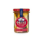 Sardines à l'ancienne à l'huile d'olive - bocal verre, Ortiz, 190g*