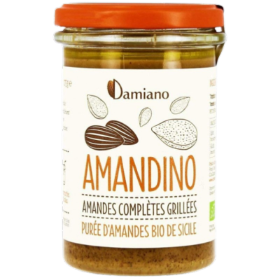 Purée d’amandes completes grilles "Amandino", Damiano, 275g