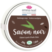 Savon Noir Hammam Eucalyptus Bio, Emma Noël, 200g*