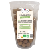 Olives vertes au naturel Bio, Emile Noël, 500g*