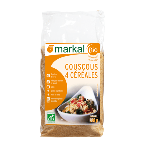 Couscous 4 céréales, Markal, 500g*