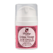 Crème visage au lait d'ânesse et rose musquée, Donkeys & Co, 50ml*