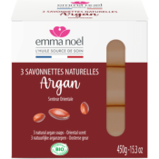 Savonnettes Argan Bio, Emma Noël, 3x150g*