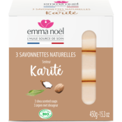 Savonnettes Karité Bio, Emma Noël, 3x150g*