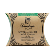 Savon au lait d'ânesse â l'huile essentielle de verveine et au karité, Donkeys&Co, 100g